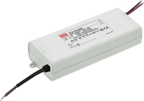 Mean Well Pld 40 1050B Strømforsyning Hvit Plast Ip30 Led En 61347 40 W