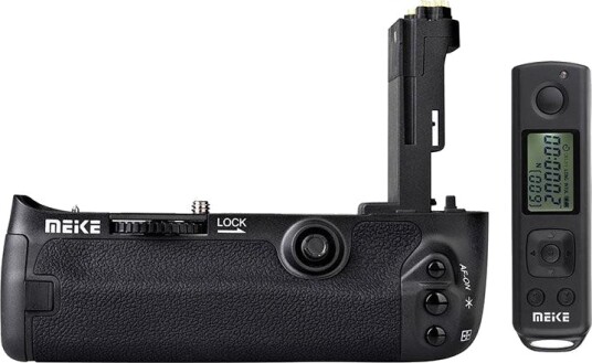 Meike batterigrep og fjernkontroll for Canon 5D Mark III/5DS/5DS R, svart
