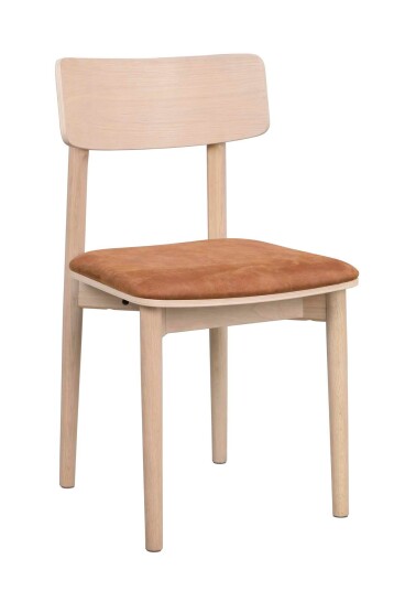 Rowico Home Wolcott stol Hvitpigmentert/brun Hvit