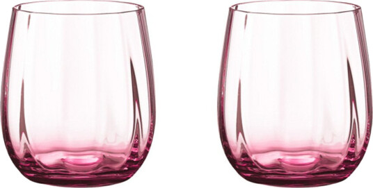 Aida  Søholm Sonja vannglass 30 cl 2 stk soft pink