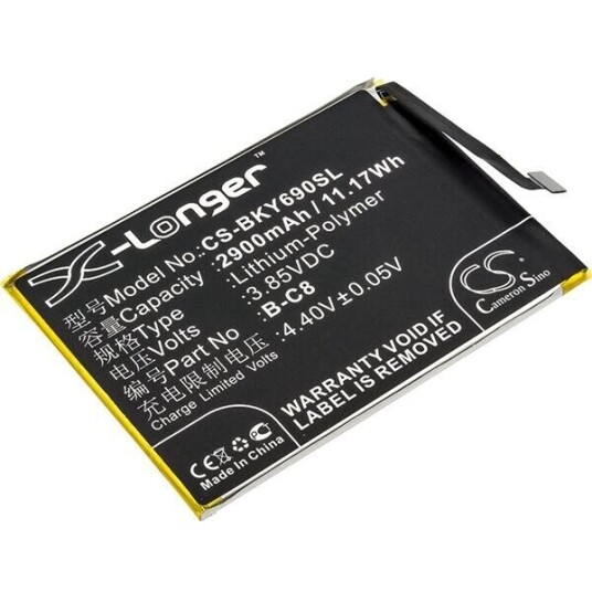 BBK Batteri (2900 mAh 3.85 V, Sort) passende til BBK Y69 Dual SIM TD-LTE
