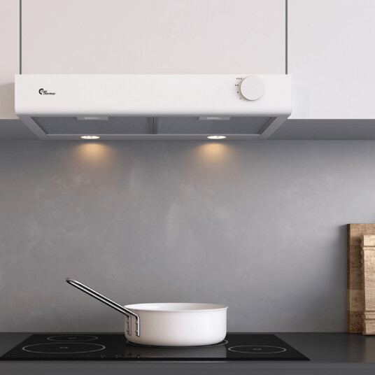 Thermex Manchester Smart Underbygd Kjøkkenvifte 60 cm Hvit med Belysning Thermex Manchester Smart Underbygd Kjøkkenvifte 60 cm Hvit med Belysning