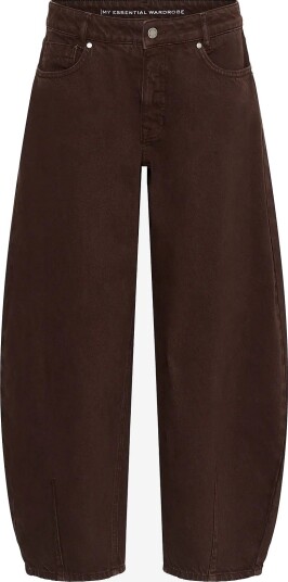 My Essential Wardrobe Jeans Barrel Mwlucy 175   PLUM WASHED DENIM   26 x 29
