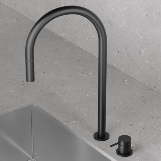 Scandtap Steel Harmonized K2p Kjokkenarmatur Black