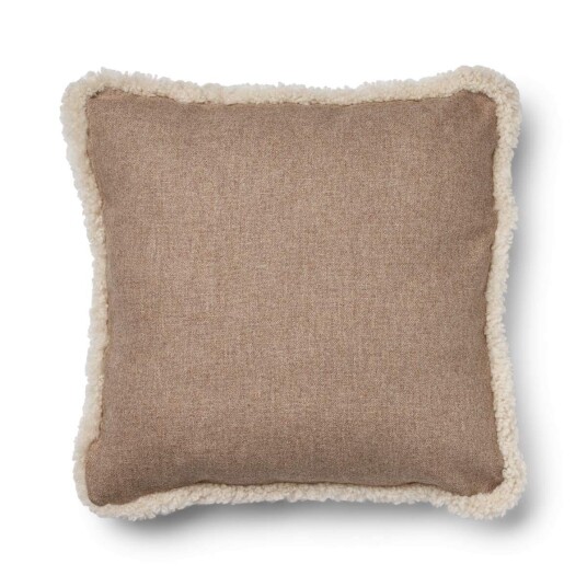 Natures Collection Classic Collection Ullpute Korthåret Dobbeltsidig 52x52 cm Beige / Beige