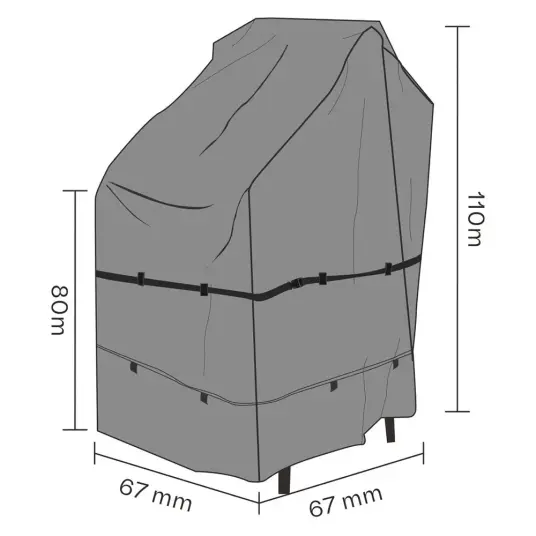 Brafab Møbeltrekk Stablestol 67x80/110 cm Premium