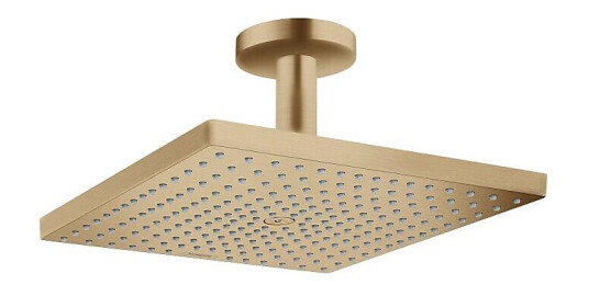Hansgrohe Raindance E 300 Air 1jet 300x300 mm, Polert gull-optikk Hansgrohe Raindance E 300 Air 1jet 300x300 mm, Polert gull-optikk