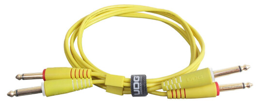 UDG Gear Lydkabel 2x Ts - 2x Ts Yellow 1,5m