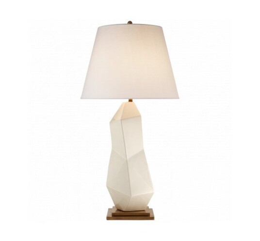 Bayliss Table Lamp White Leather Ceramic Bayliss Table Lamp White Leather Ceramic