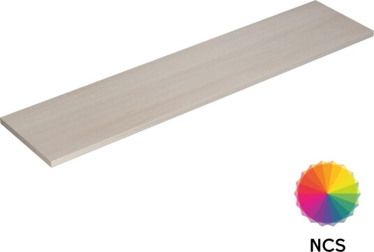 Dansani Calidris Benkeplate B40 240xh3xd41cm NCS eik / 180cm