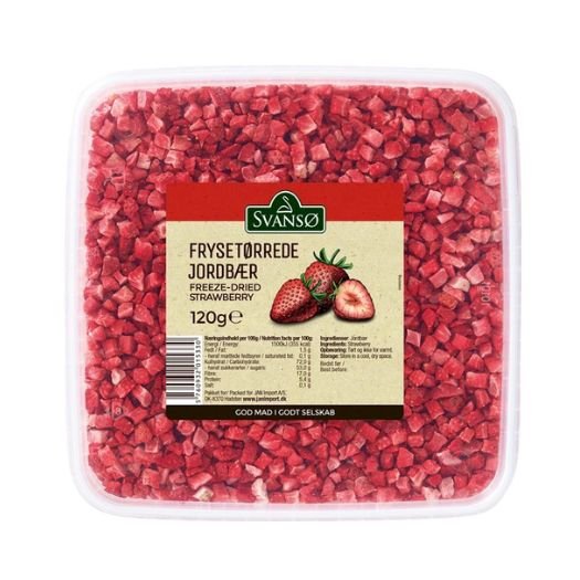 Jordbær Frysetørret Bt 120 G Jordbær Frysetørret Bt 120 G