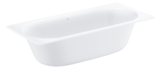 GROHE ESSENCE BADEKAR 180X80 CM M/OVERLØP FOR INNBYGGING ALPINHVIT