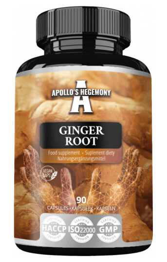 Ingefær 500mg 90 kapsler Støtte for Fordøyelse og Immunforsvar Ginger Root Ingefær 500mg 90 kapsler Støtte for Fordøyelse og Immunforsvar Ginger Root