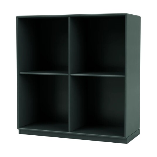 Montana SHOW hylle 69,6 x 69,6 cm, sokkel 3 cm 163 BlackJade
