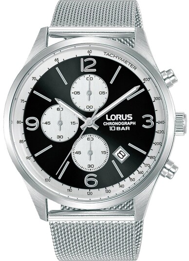Lorus Herreklokke RM317HX9 Classic Sort/Stål Ø43 mm