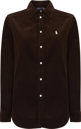 Polo Ralph Lauren Dame Bluser & Skjorter Brun M,