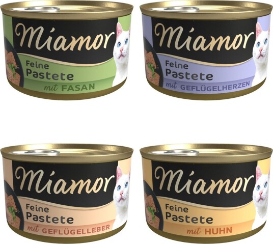 Miamor Våtfôr Paté Multipakke Fjærkre 4 Sorter 12 X 85 G Miamor Våtfôr Paté Multipakke Fjærkre 4 Sorter 12 X 85 G