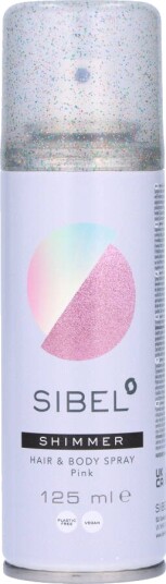 Sibel Shimmer Hair & Body Spray Pink - Art P005264 125 ml