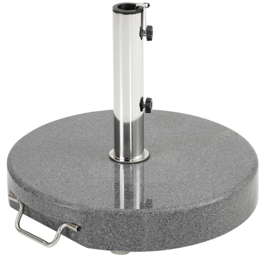 Brafab Grosetto parasollfot Mørkgranitt 40 kg Brafab Grosetto parasollfot Mørkgranitt 40 kg