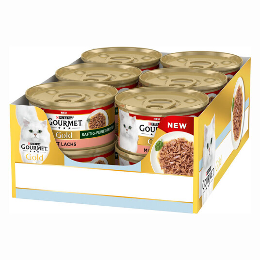 Gourmet Gold Saftige Fine Strimler 12 X 85 G Laks