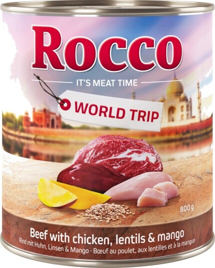 Rocco Våtfôr World Trip India 6 X 800 G