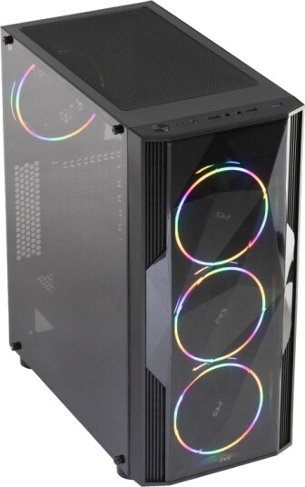 MS Fighter V315 Mid Tower ATX Svart