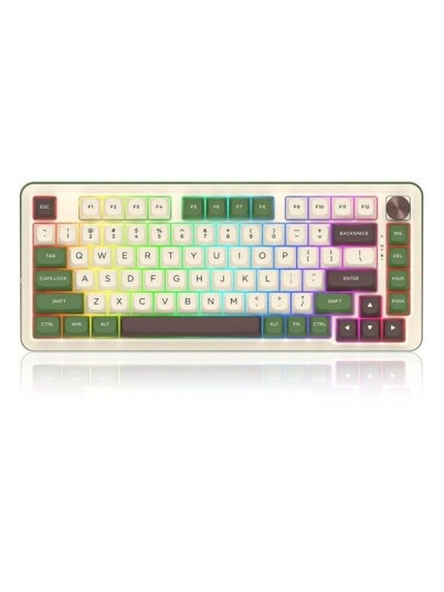 REDRAGON K681CGC RGB PRO Cyrus keyboard Gamingtastatur Engelsk USA Krem