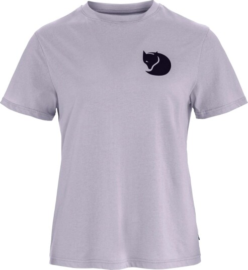 Fjellreven Women"s Fox Boxy Logo Tee Lavender Mist XS