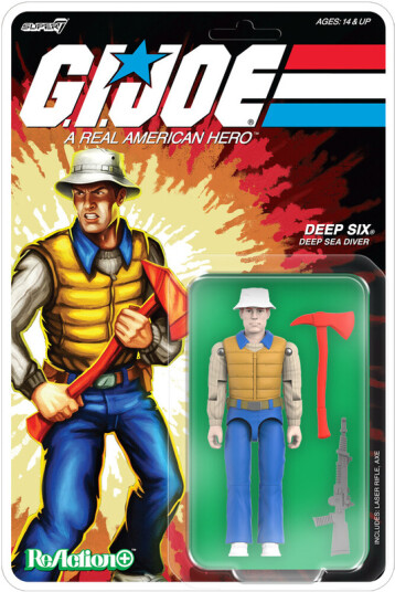 G.I. Joe ReAction+ Wv9 Deep Six Comic