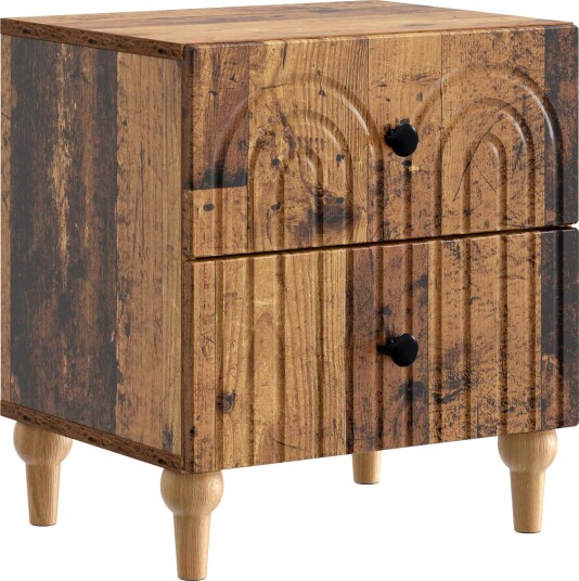  Nattbordskap Gammelt tre 43 x 34,5 x 48 cm Konstruert tre