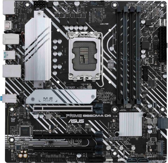 ASUS Prime B660M A D4 Intel LGA1700 DDR4 Micro ATX 90MB19K0 M1EAY0