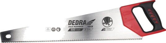 Dedra Beskjæringssag 1213 500 mm Gummigrep, Herdede Tenner