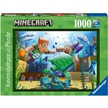 Ravensburger Puslespill 1000 biter Minecraft-mosaikk