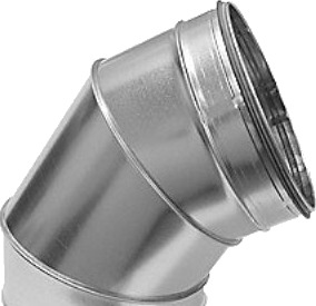 Bøj. Ø630 60 Gr.   Bf 630 60 Nippel/Nippel Falset Galvaniseret