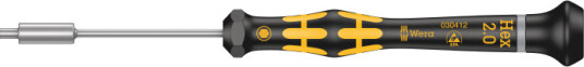 Wera 05030412001, Black,Yellow, 1 stykker, 2 mm, 9,7 cm, 6 cm, 15,7 cm