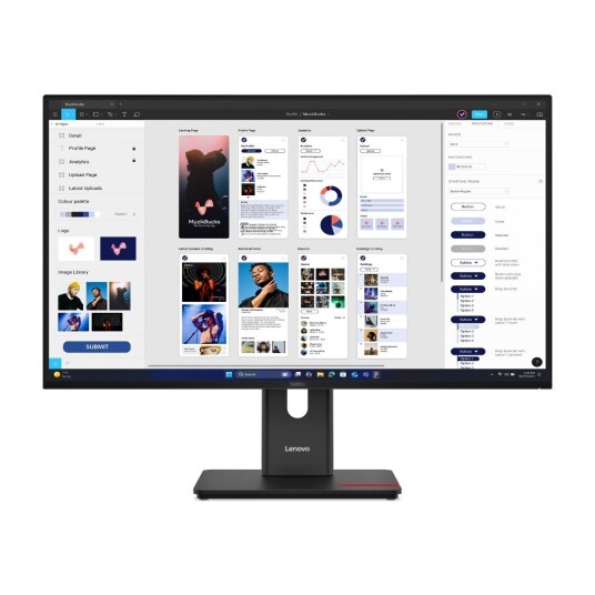 Lenovo ThinkVision T32UD-40 32" 4K IPS Skjerm med USB-C og HDR