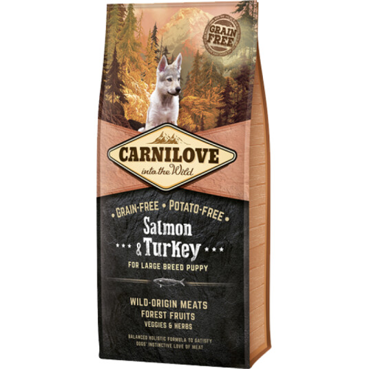 Carnilove Dog Salmon & Turkey For Large Breed Puppy 1.5 kg