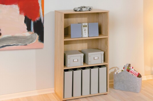 Bokhylle Fairfax 60x110 cm Lys Eik Bokhylle Fairfax 60x110 cm Lys Eik