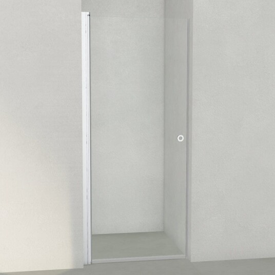 INR Iconic Nordic Rooms Dusjnisje Linc 2 Original Matt Aluminium / 87,5cm Timeless Klart Glass