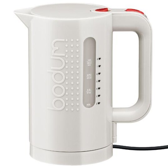 Bodum  Bistro vannkoker 1L hvit