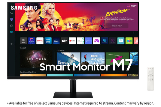 Samsung M7 LS32BM700UP 32" 4K Ultra HD LED-skjerm med HDR10 Samsung M7 LS32BM700UP 32" 4K Ultra HD LED-skjerm med HDR10