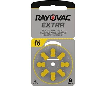 Rayovac Extra 10 gul, 8-pack Rayovac Extra 10 gul, 8-pack