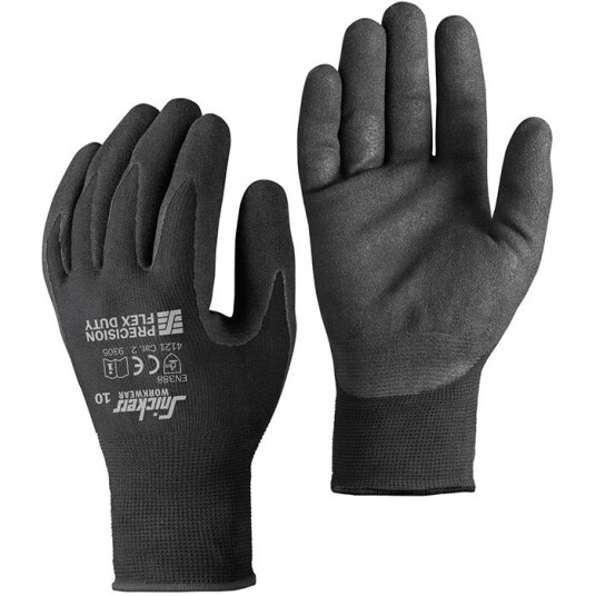 Snickers Workwear 9305 Precision Flex Duty Hanske Str. 12 Klær