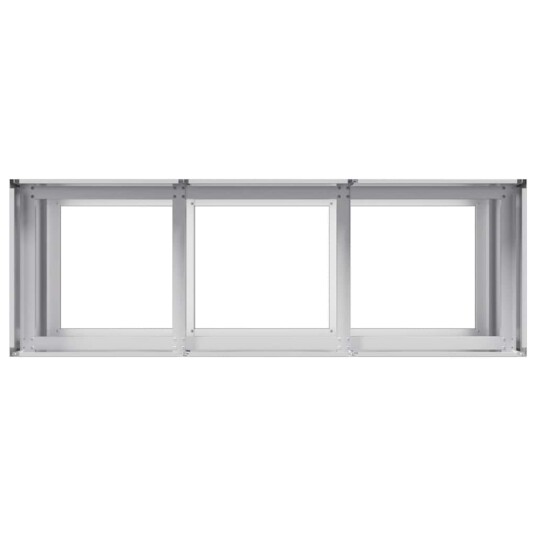 vidaXL Plantekasse 120x40x80 cm galvanisert stål vidaXL Plantekasse 120x40x80 cm galvanisert stål