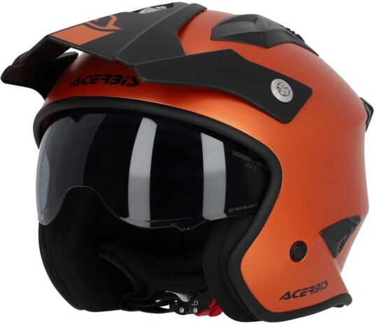 Acerbis Aria Metallic Jet Hjelm XS Oransje