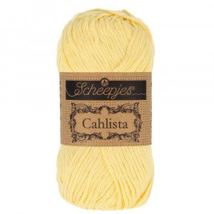 Scheepjes Cahlista Garn Unicolor 522 Primrose