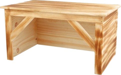 Kaninhus I Tre Brun 50 X 26 X 31 cm