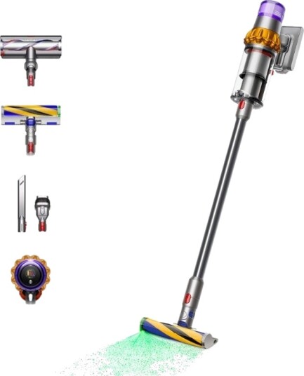 Dyson V15 Detect Absolute Trådløs Skaftstøvsuger med 60 min Driftstid Dyson V15 Detect Absolute Trådløs Skaftstøvsuger med 60 min Driftstid