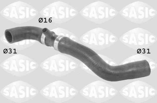 SASIC 3400009 Radiatorslange SASIC 3400009 Radiatorslange