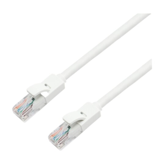 ELETRA CAT6 UTP NETTVERKSKABEL 7M, HVIT